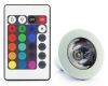 GU10 3W LED 16 Colour Changing Light Bulb with Remote Controller