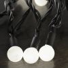 10 Metre LED Fairy Lights in Cool White with Decorative Balls, Connectable, 100 LED's