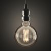 Festoonz 4W E27 Fully Dimmable Vintage LED Light Bulb, Filament Globe Style, Warm White