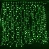 Green LED Curtain Light, 2M x 5M, Connectable, 1000 LED's