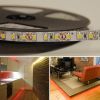 12v Red LED Strip Light, 3528, 120 LED's Per Metre