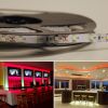 12v Red LED Strip Light, 3528, 60 LED's per Metre