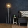 Bright Lightz Industrial Spiral Shade Floor Lamp
