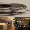 12v Warm White LED Strip Light, 3528, 60 LED's per Metre