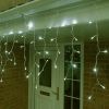 5 Metre LED Icicle Lights in Warm White, Connectable, 200 LED's