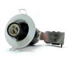 240v Mains GU10 Fire Rated Recessed Downlight Fittings - White Finish