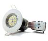 White Fire Rated Downlight Fitting with GU10 5W LED bulb = 40W - 50W Halogen 