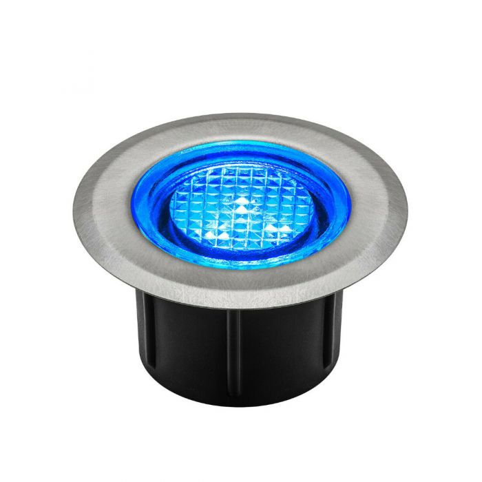 Kitchen plinth lights blue top
