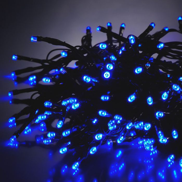 10 Metre LED Fairy String Lights in Blue Connectable 100 LED s