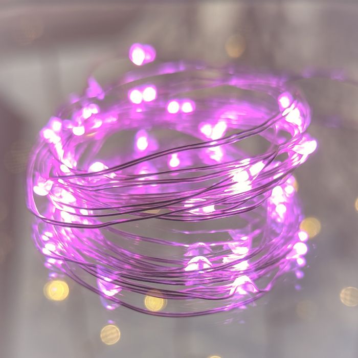 Pink fairy lights argos discount