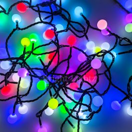 Coloured string outlet lights