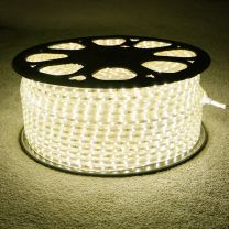 220v LED Strip Light + UK Plug, Warm White, 1 Metre – 100 Metre Lengths