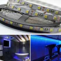 12v 1 Metre 5050 Blue LED Strip / Tape Light, 60 LED's