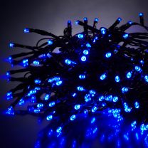 10 Metre LED Fairy Lights in Blue, Connectable, 100 LED's