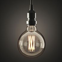 Festoonz 4W E27 Fully Dimmable Vintage LED Light Bulb, Filament Globe Style, Warm White