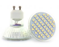 GU10 4W LED Bulb with 48 x 3528 SMD chips = 50W Halogen