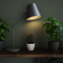 Bright Lightz Industrial Table Lamp, Adjustable Design