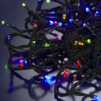 10 Metre LED Fairy Lights in Multicolour, Connectable, 100 LED's