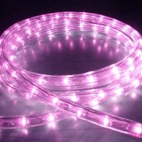 Pink LED Rope Light, Multi - Function, 2 Metre - 100 Metre Length Options