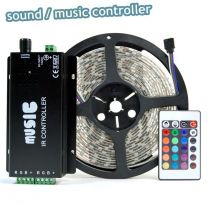 Music / Sound to Light RGB Strip Light Controller