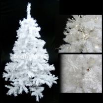 White Artificial Christmas Tree, 6ft / 180cm with 680 Tips 