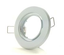 White GU10 Downlight Fitting with Adjustable Tilt 