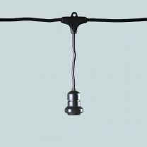 Festoonz E27 Black Hanging Bulb / Drop Festoon Belt, Connectable